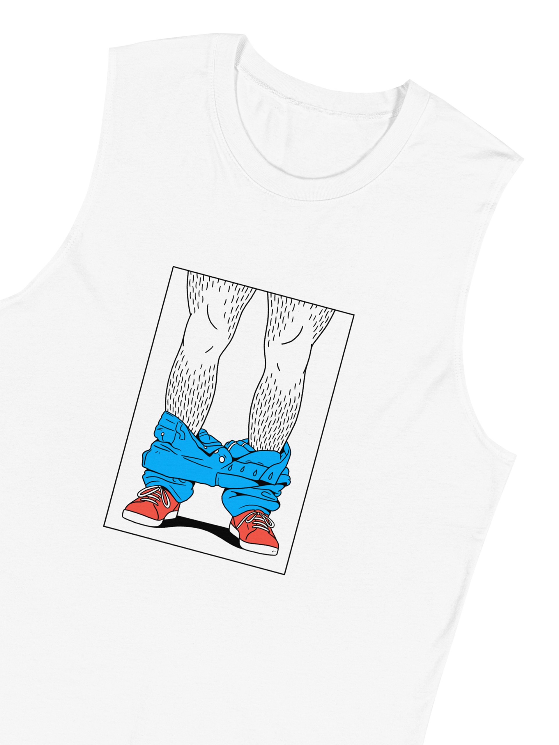 Pants Down Muscle Tank product image (2)