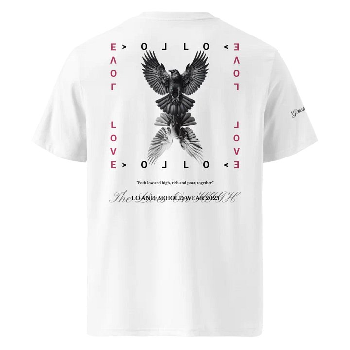 The Lord On HIGH | NEW CHAPTER | UNISEX Tee | Black & Pink product image (2)