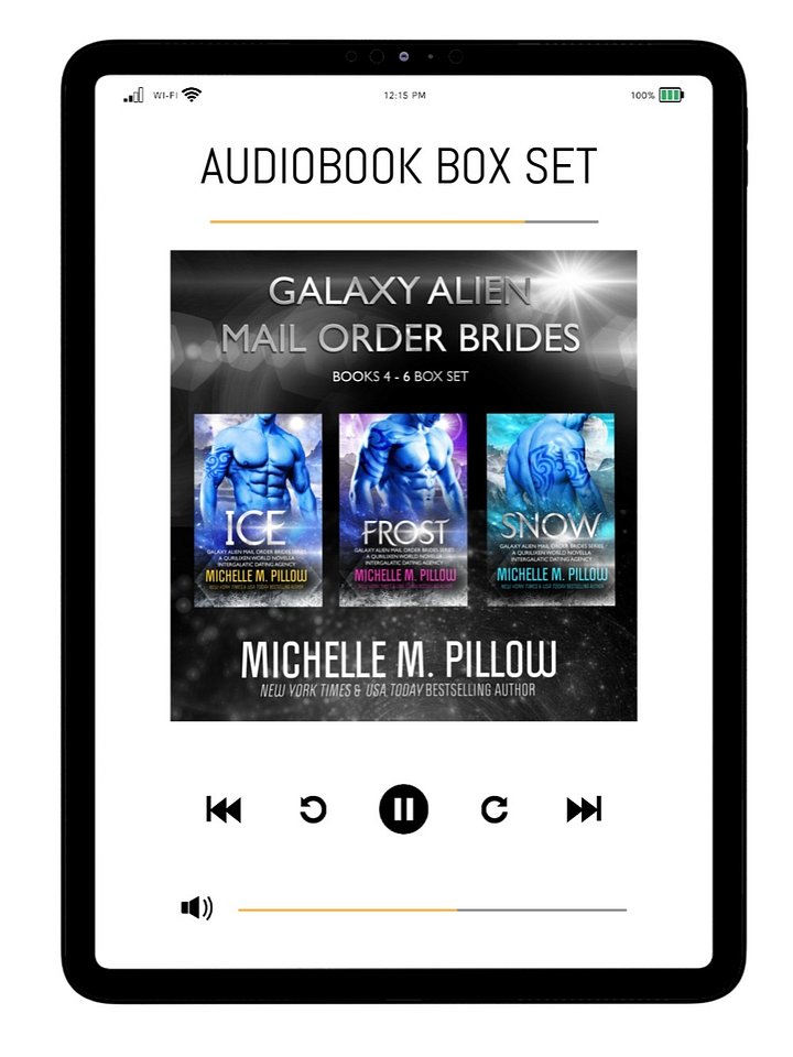 Galaxy Alien Mail Order Brides Series Books 4-6 Audiobook Box Set product image (1)