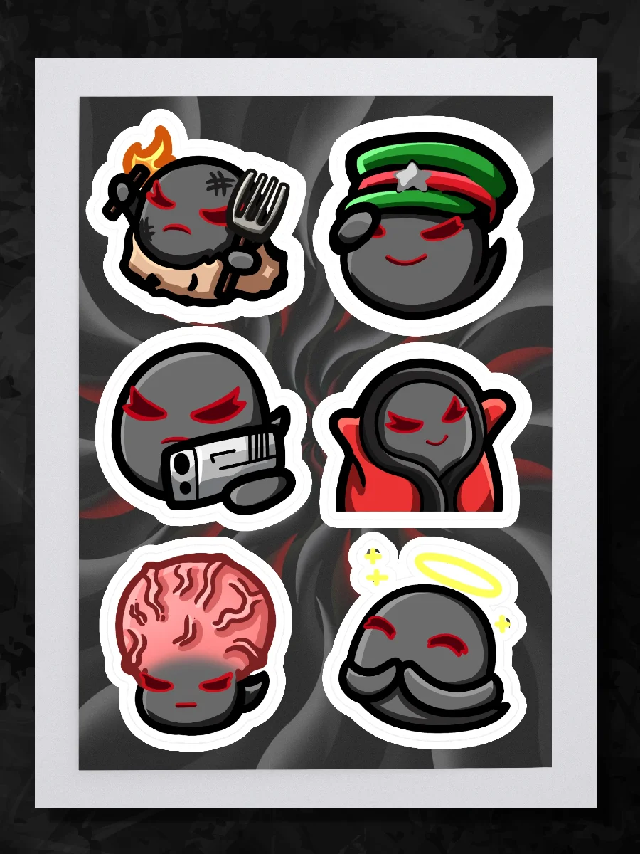 Emote Sticker Sheet 2 product image (4)
