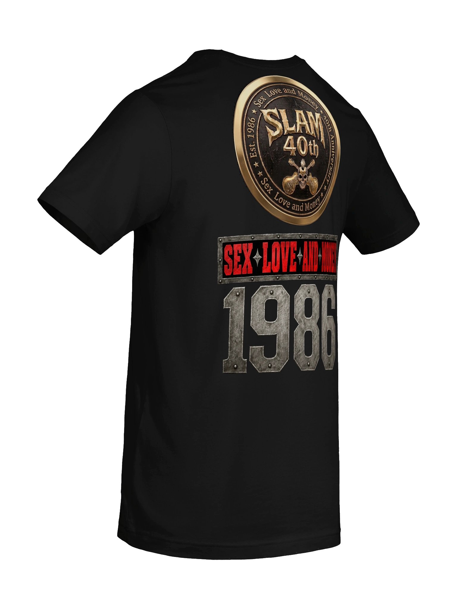 SLAM 40th Anniversary Skull & Guitars Tee product image (5)