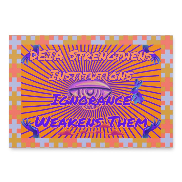 Hands Off DEIA, DEIA Strengthens Institutions, Protest Papers product image (1)