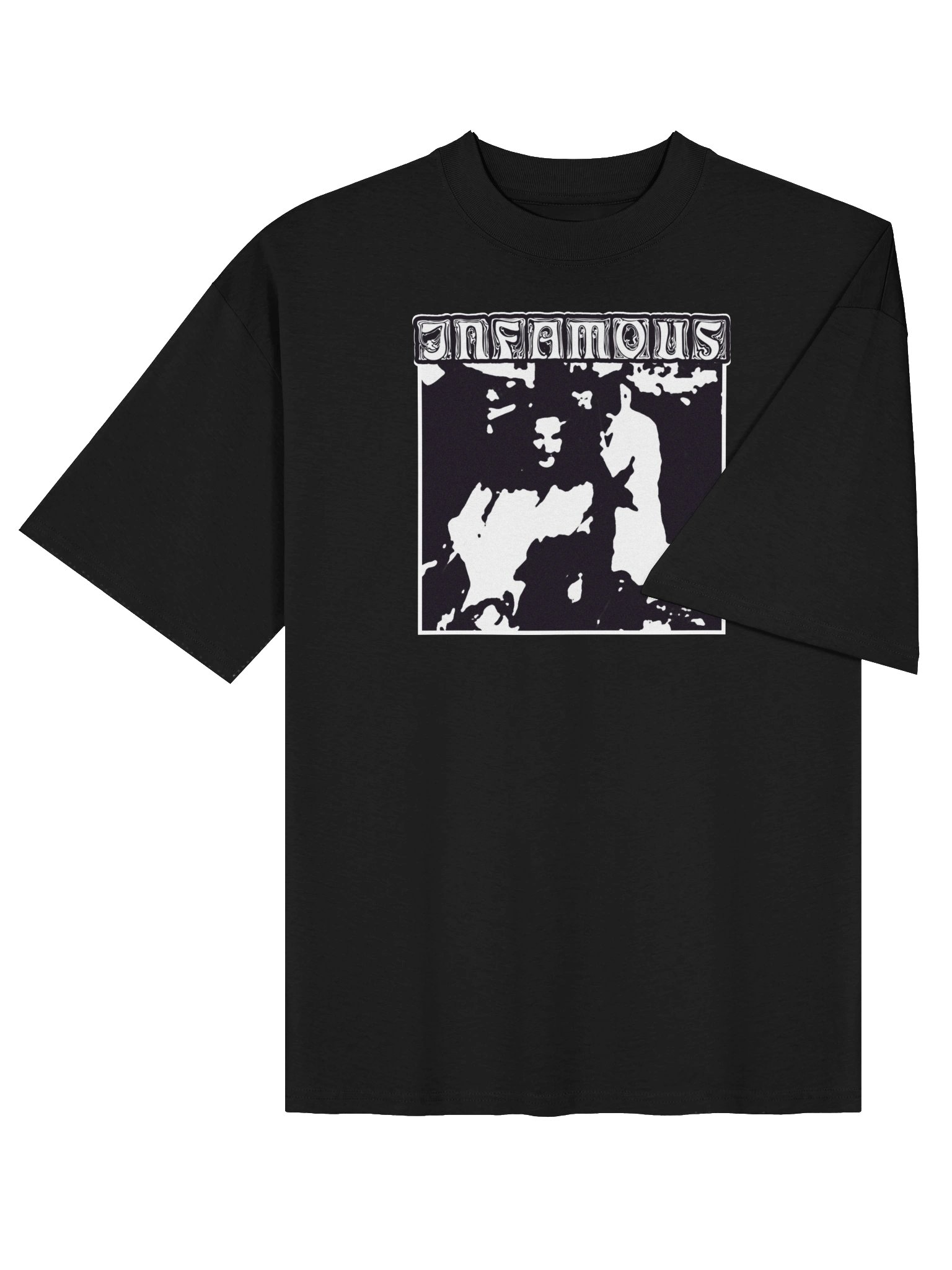 INFAMOUS Noir Graphic Oversized Tee product image (7)