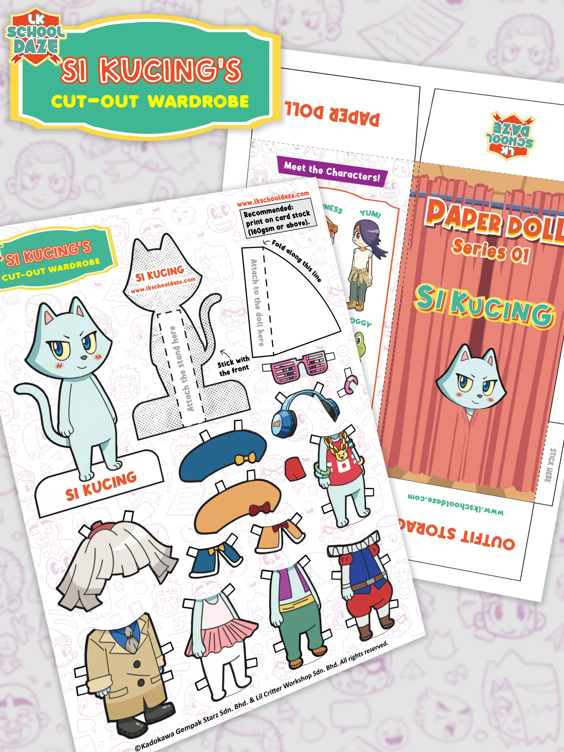 Paper Doll Si Kucing product image (2)