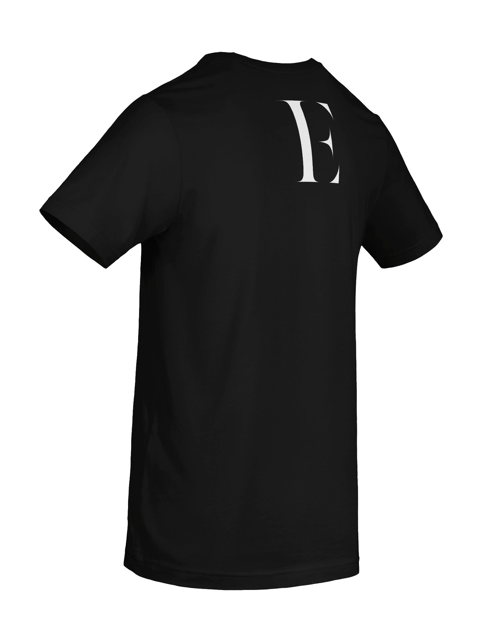 Shoulder Monogram Crew Tee — Black product image (8)