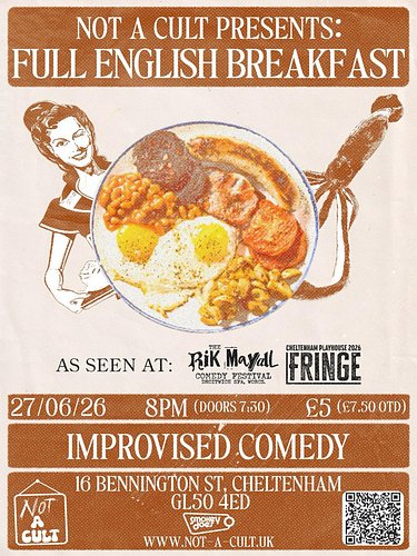 They’re back!  Flushed with success from appearing at the Rik Mayall Comedy Festival and a sell-out show at the Cheltenham Fr...