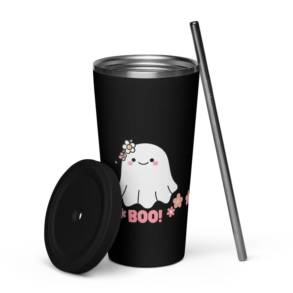 Flower Boo Ghost Insulated Tumbler product image (3)