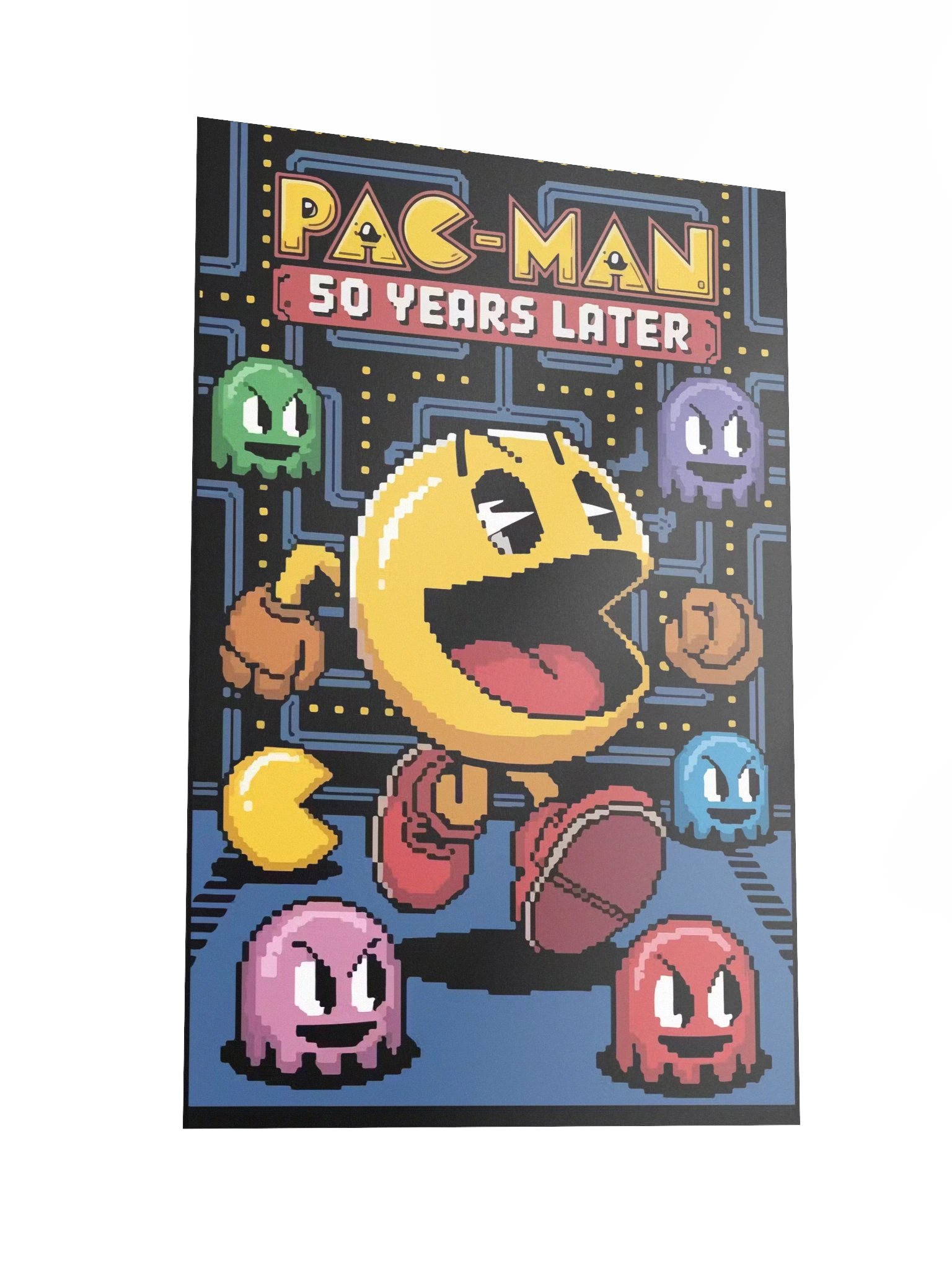 Vibrant PACMAN Matte Poster Print product image (2)