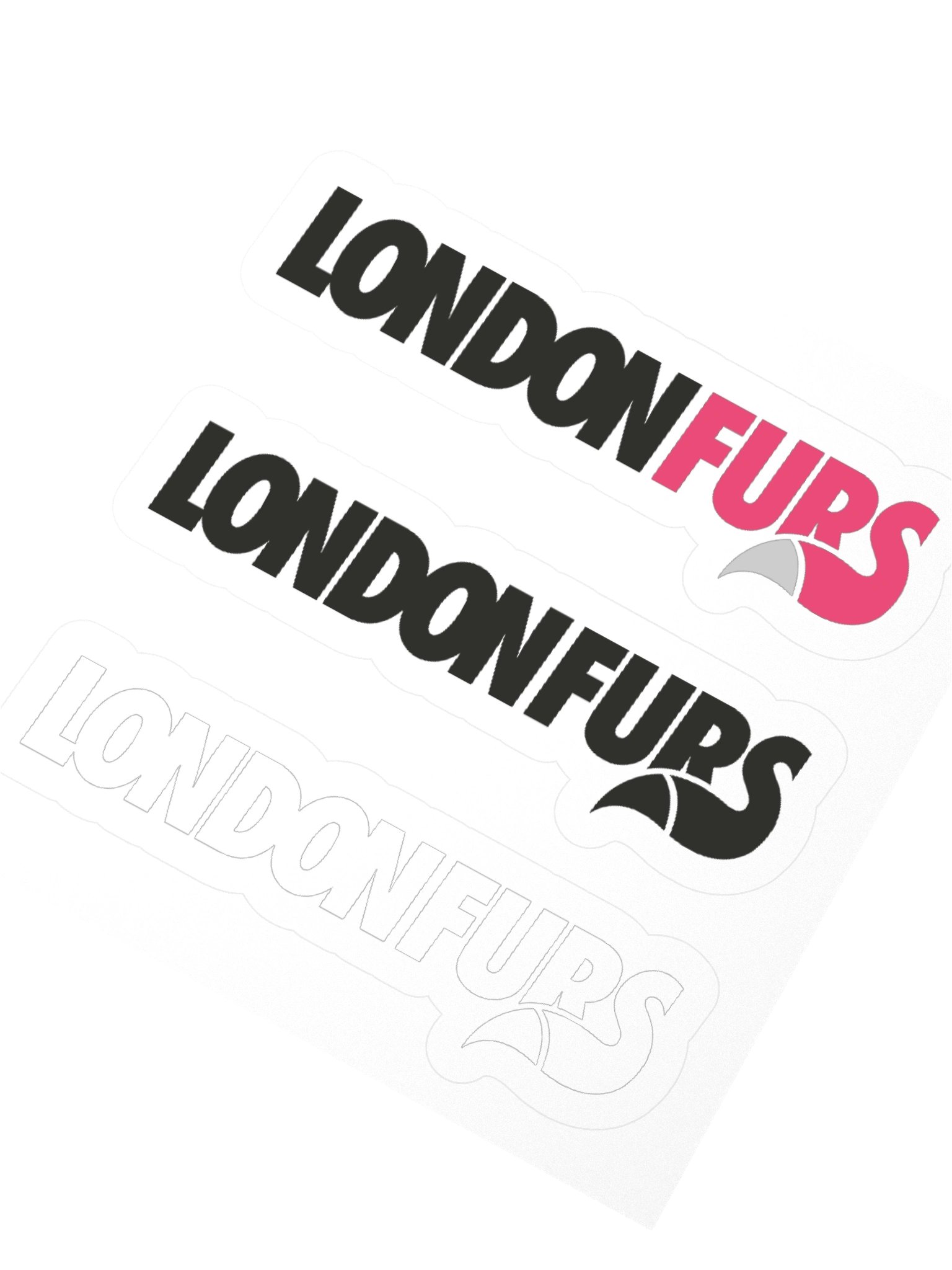 LondonFurs Logo - Sticker set product image (5)