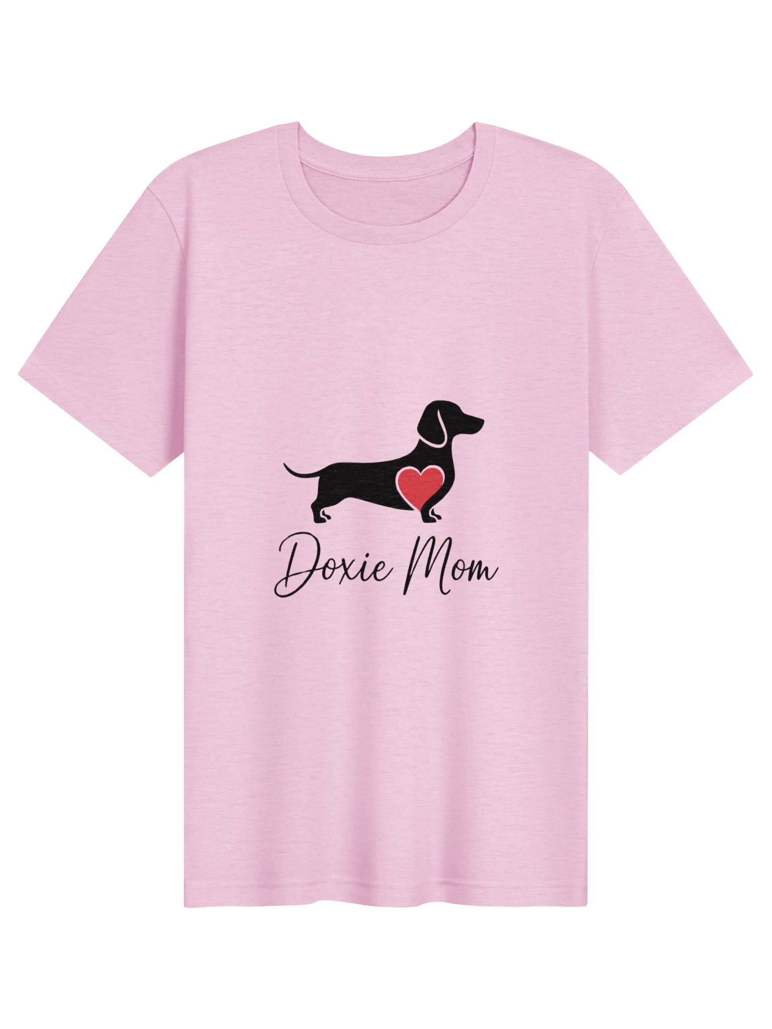 Heart Doxie Mom Shirt | Cute Dachshund Dog T-Shirt product image (2)