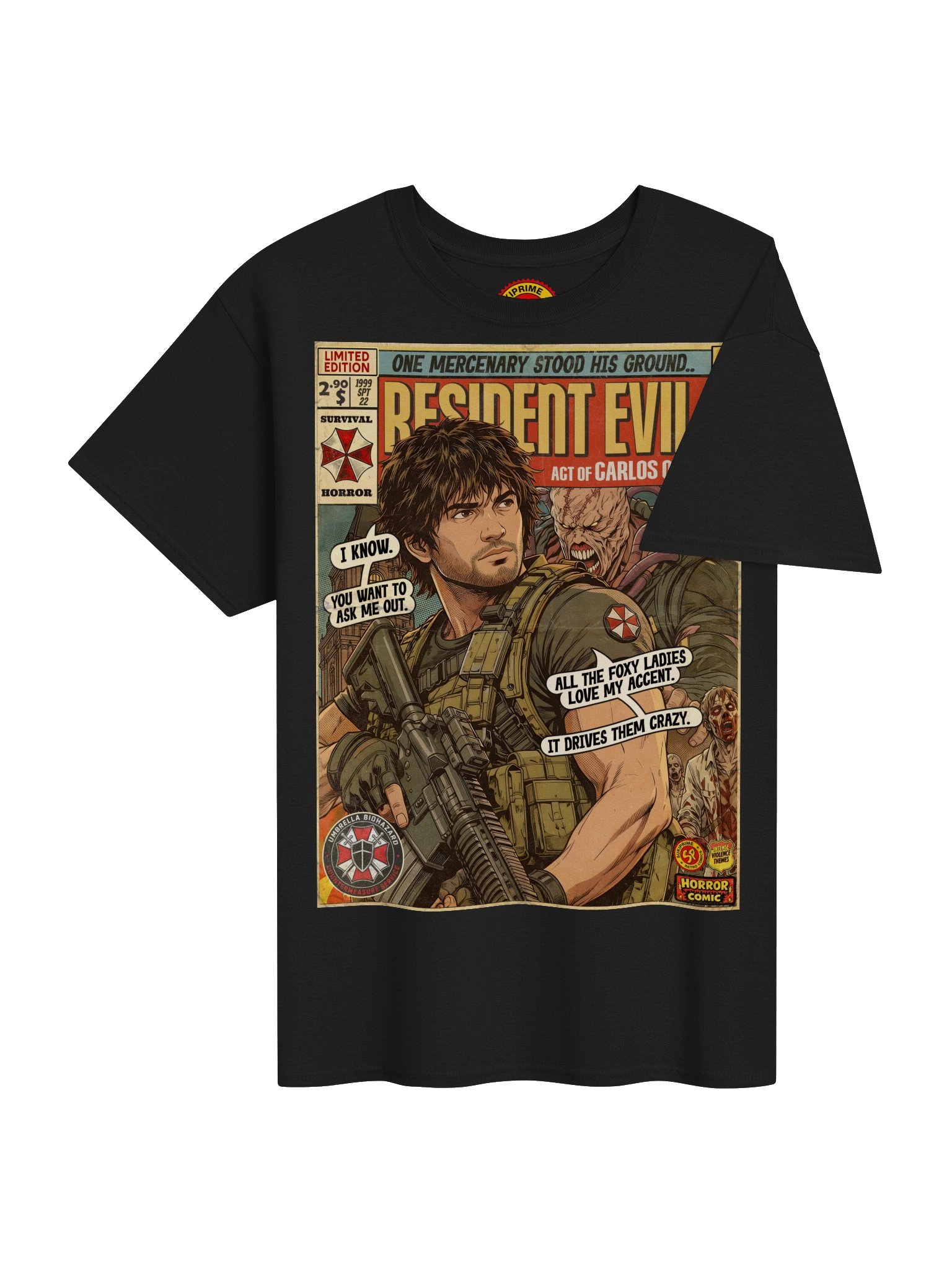 Carlos Oliveira Comic Art Gaming T-Shirt product image (4)