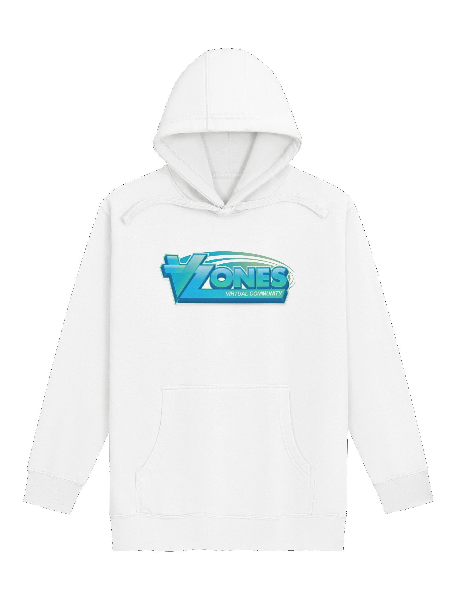 VZones Premium Hoodie White product image (1)