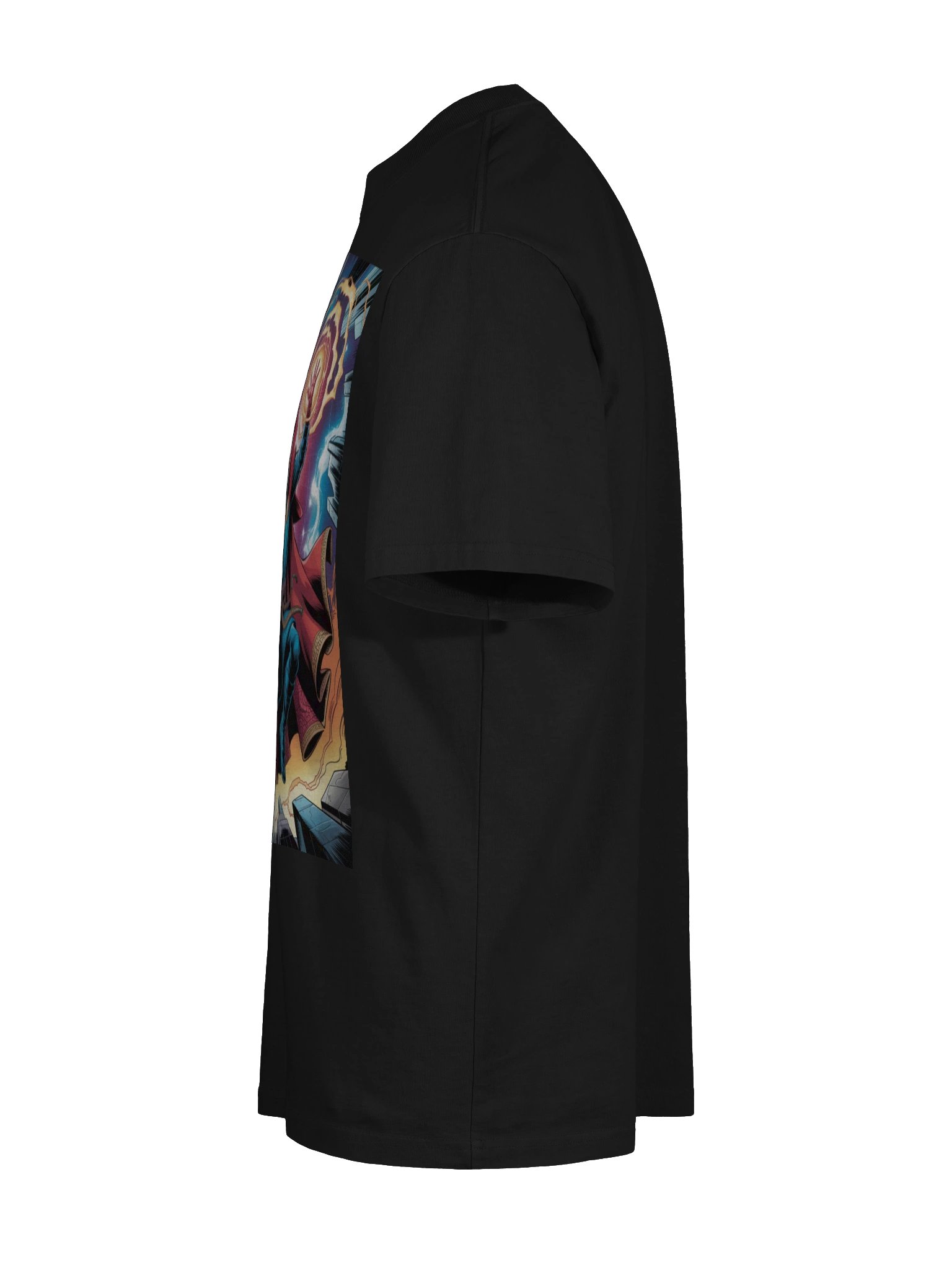 Doctor Strange Urban Enchantment Oversized Faded T-Shirt – Sorcerous Skyline Surge product image (10)