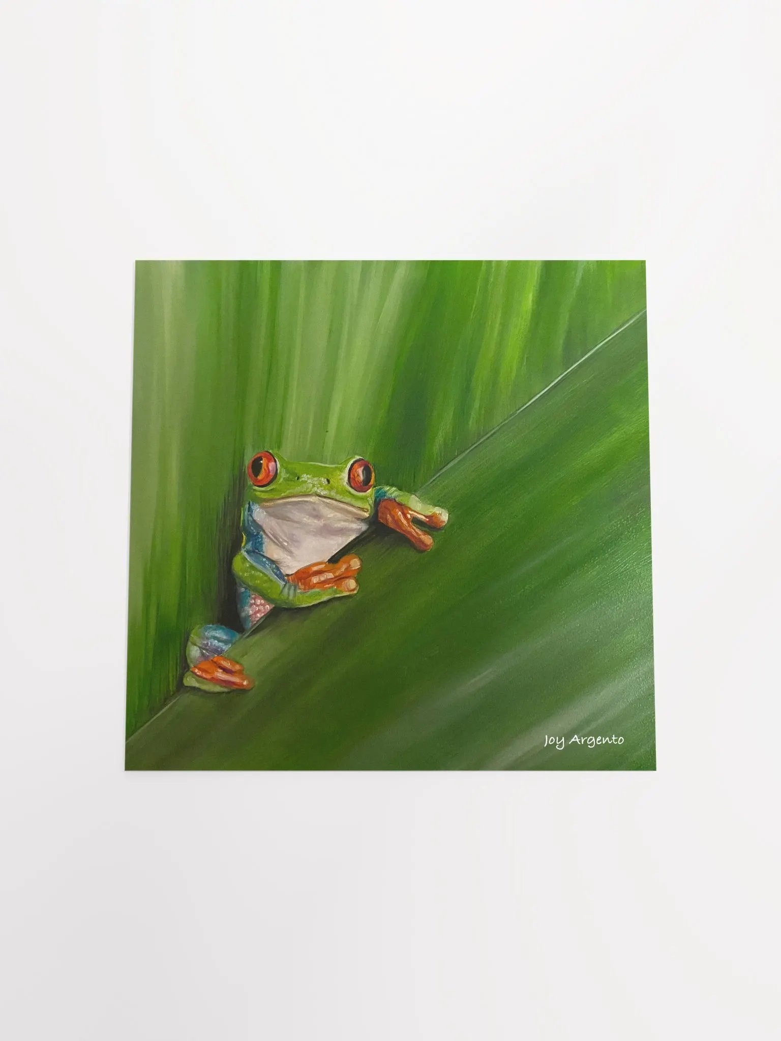 Tree Frog Peeping Print product image (2)