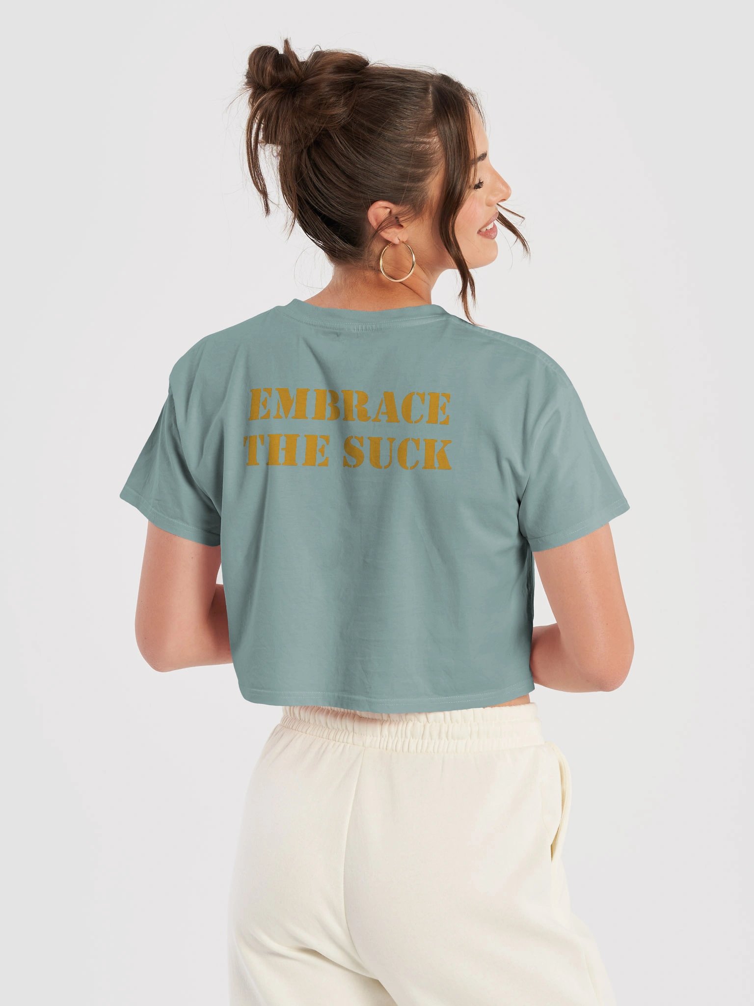 Embrace the Suck Crop Top product image (6)