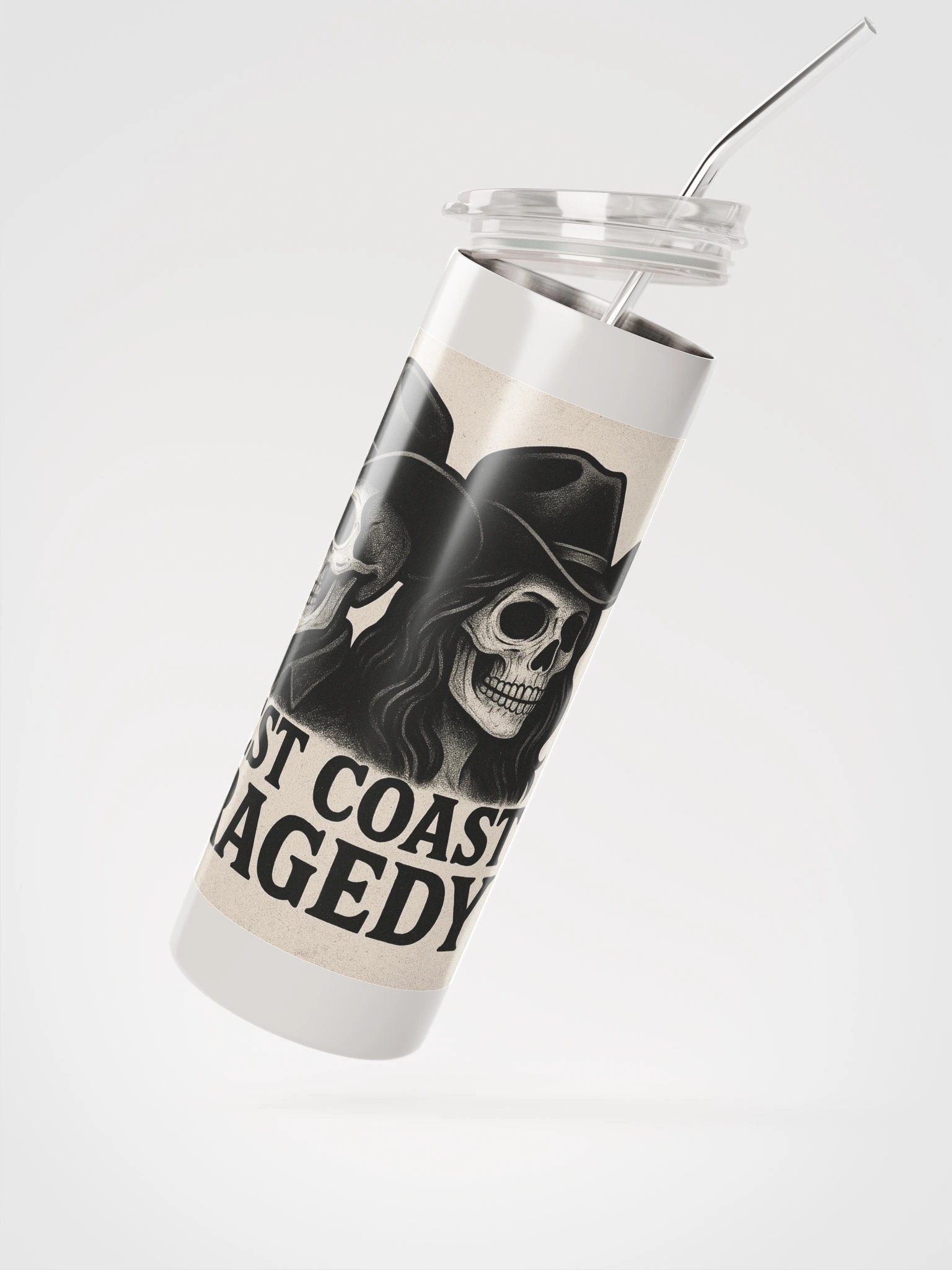 West Coast Tragedy Skeleton Cowboy Tumbler product image (2)