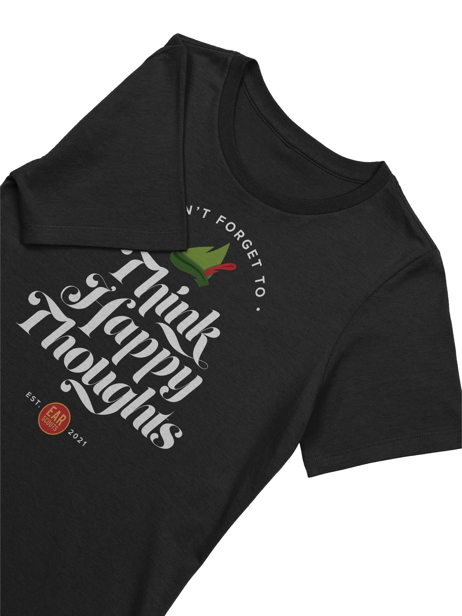 Women's Happy Thoughts Tee (Black) product image (2)