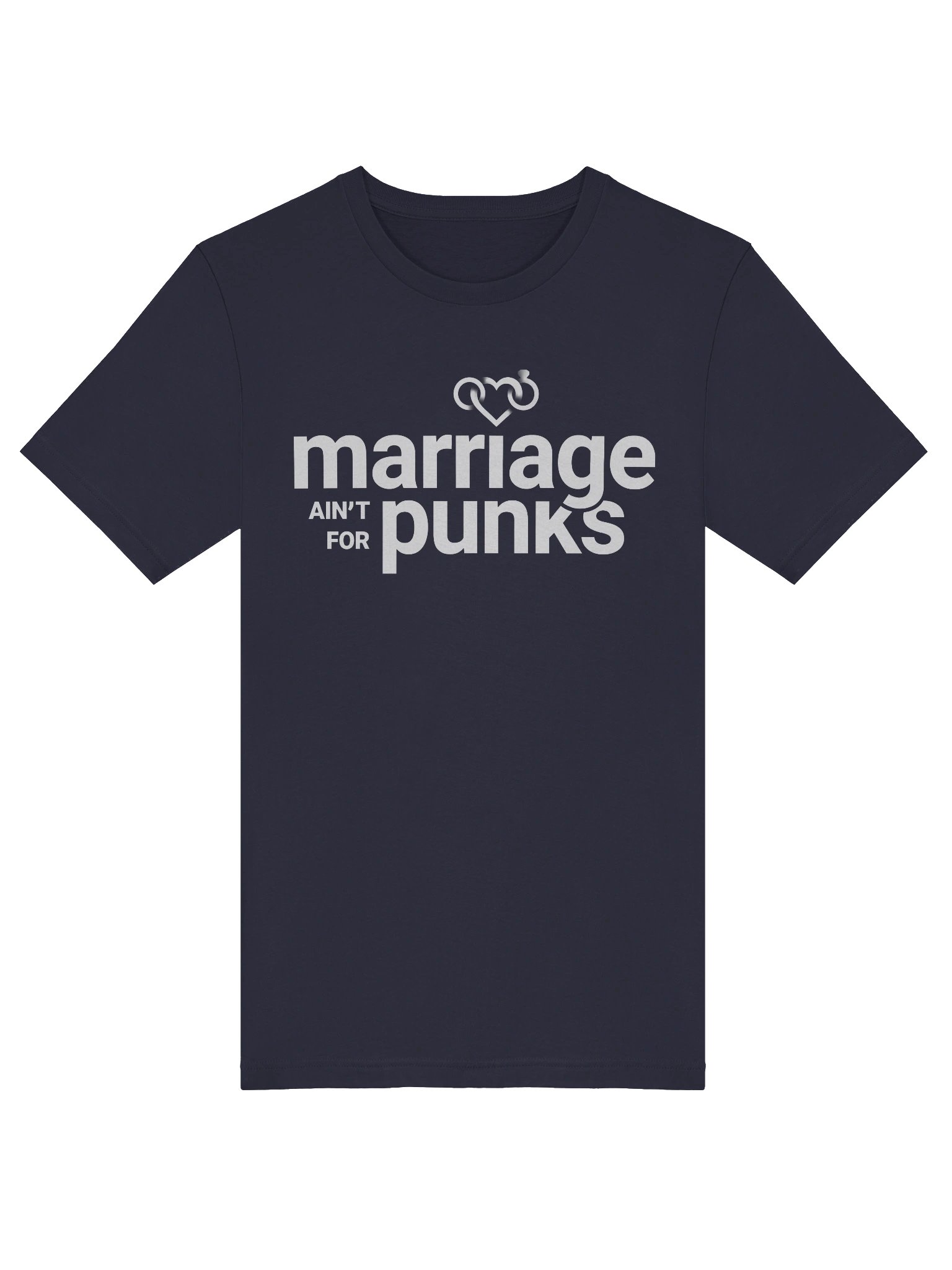 Navy Marriage Ain't For Punks Short Sleeve T-Shirt product image (5)