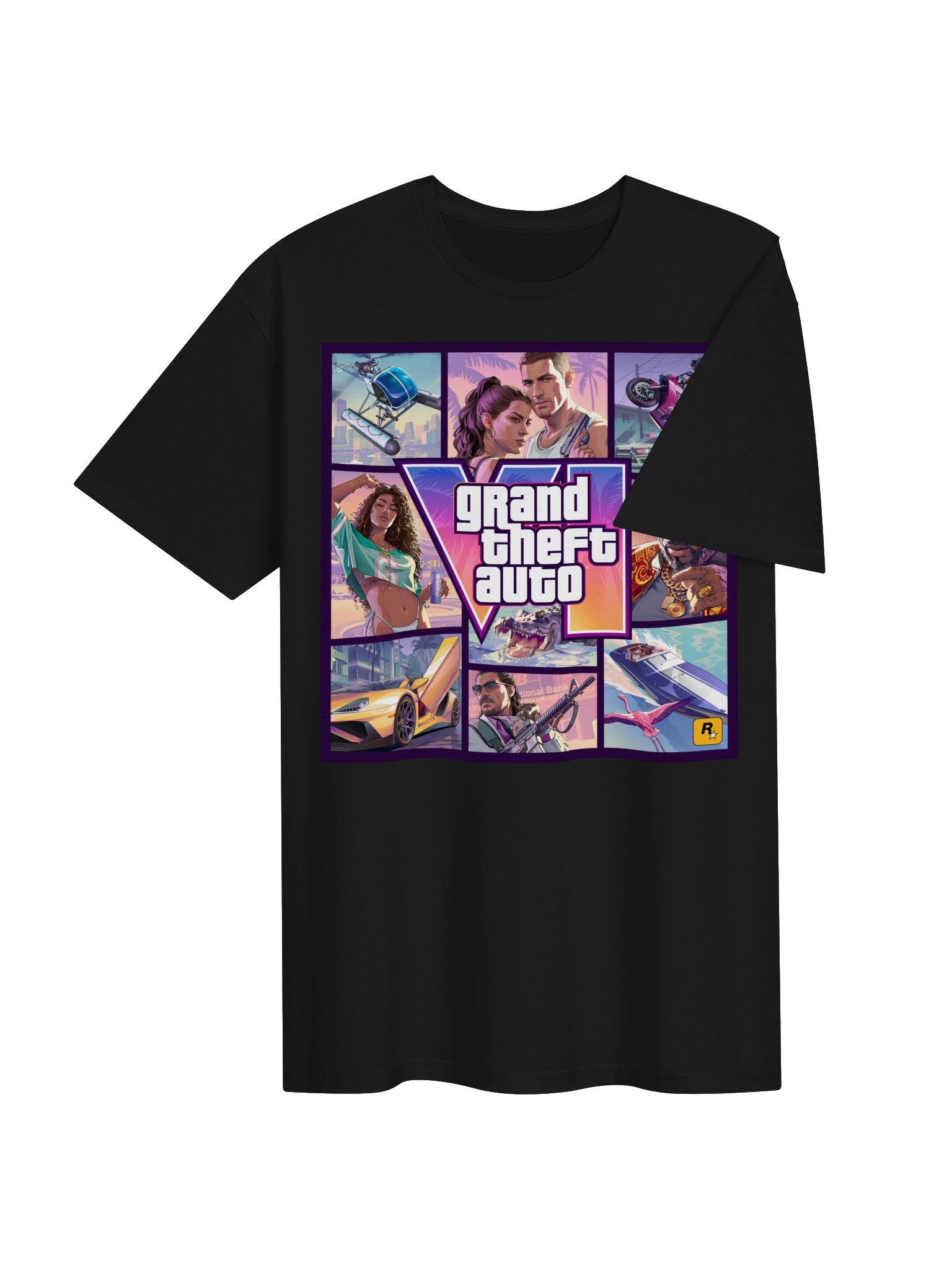 GTA 6 Cover Art T-shirt - Fan Design product image (3)