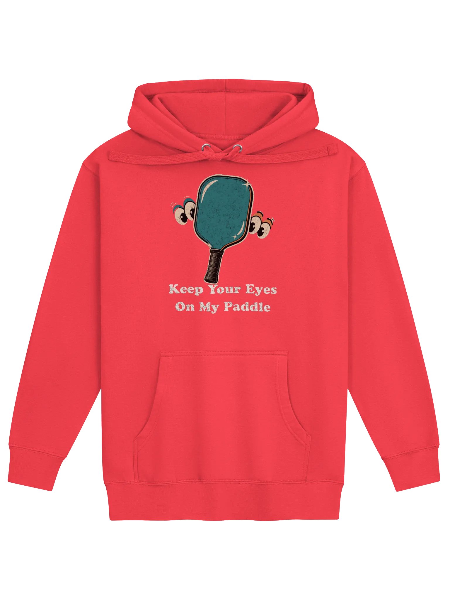 Keep Your Eyes On My Paddle Funny Pickleball Hoodie product image (1)