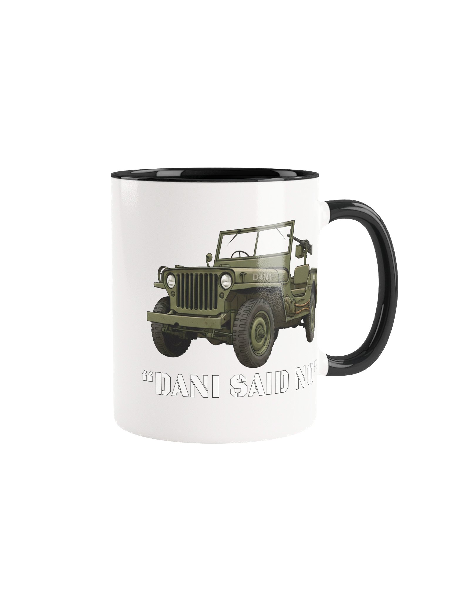 DANI SAID NO WW2 Jeep Ceramic Mug product image (8)