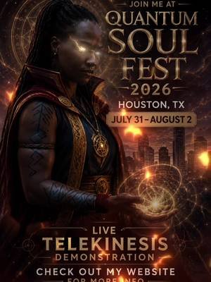 @QuantumSoulFest is the place to be!  #elv8dwarriher #quantumsoulfest #telekinesis #psychokinesis 