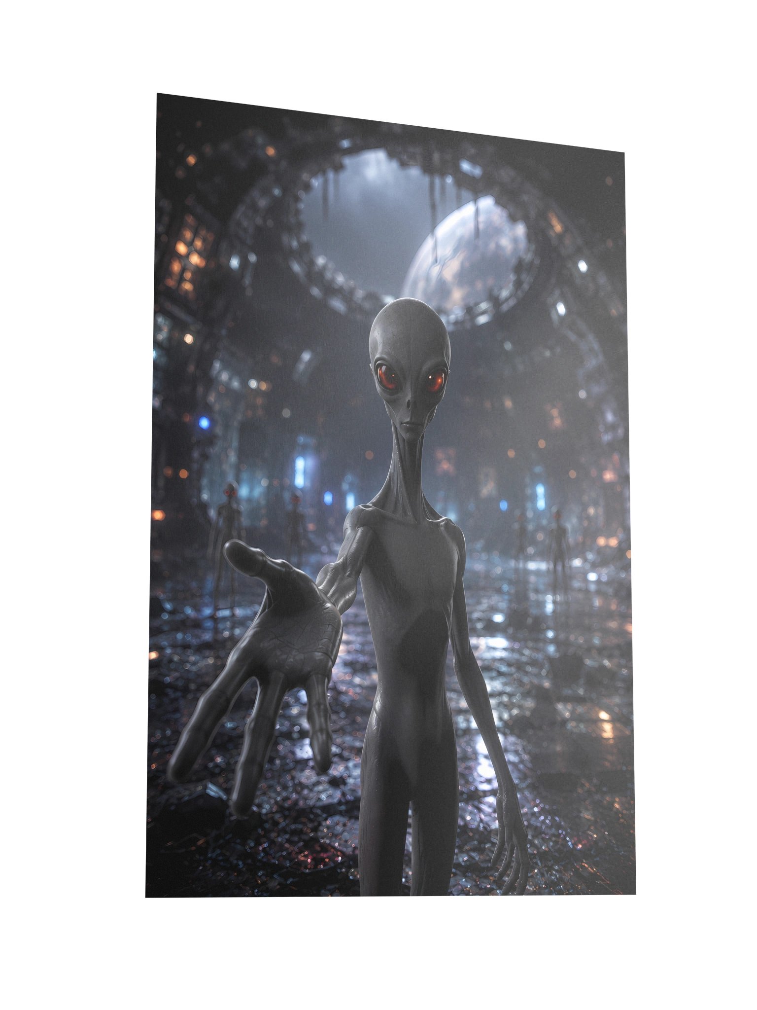 Alien Gray Reaching Out Version 1 product image (5)
