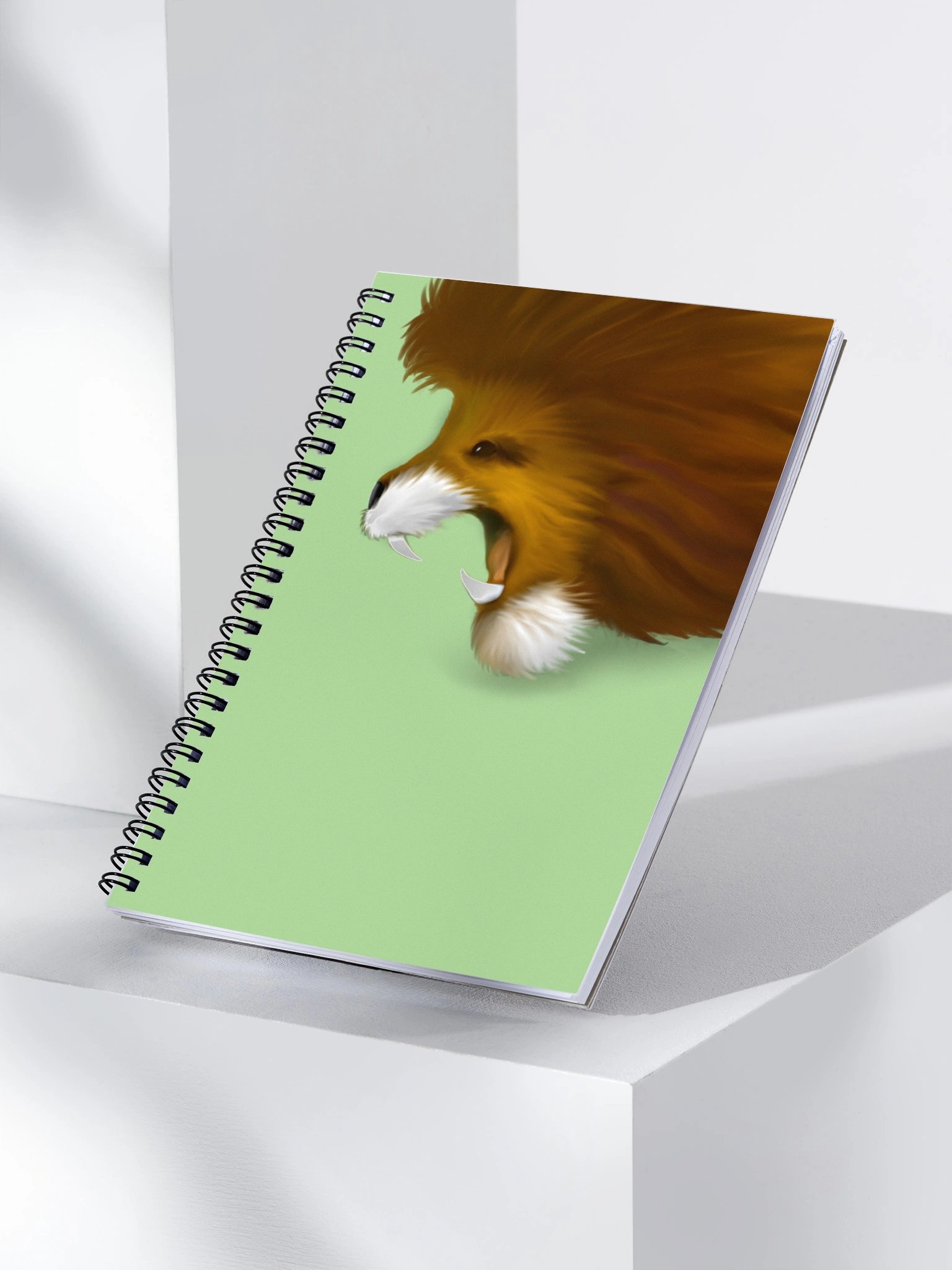 "Lion Head" Spiral Notebook product image (3)