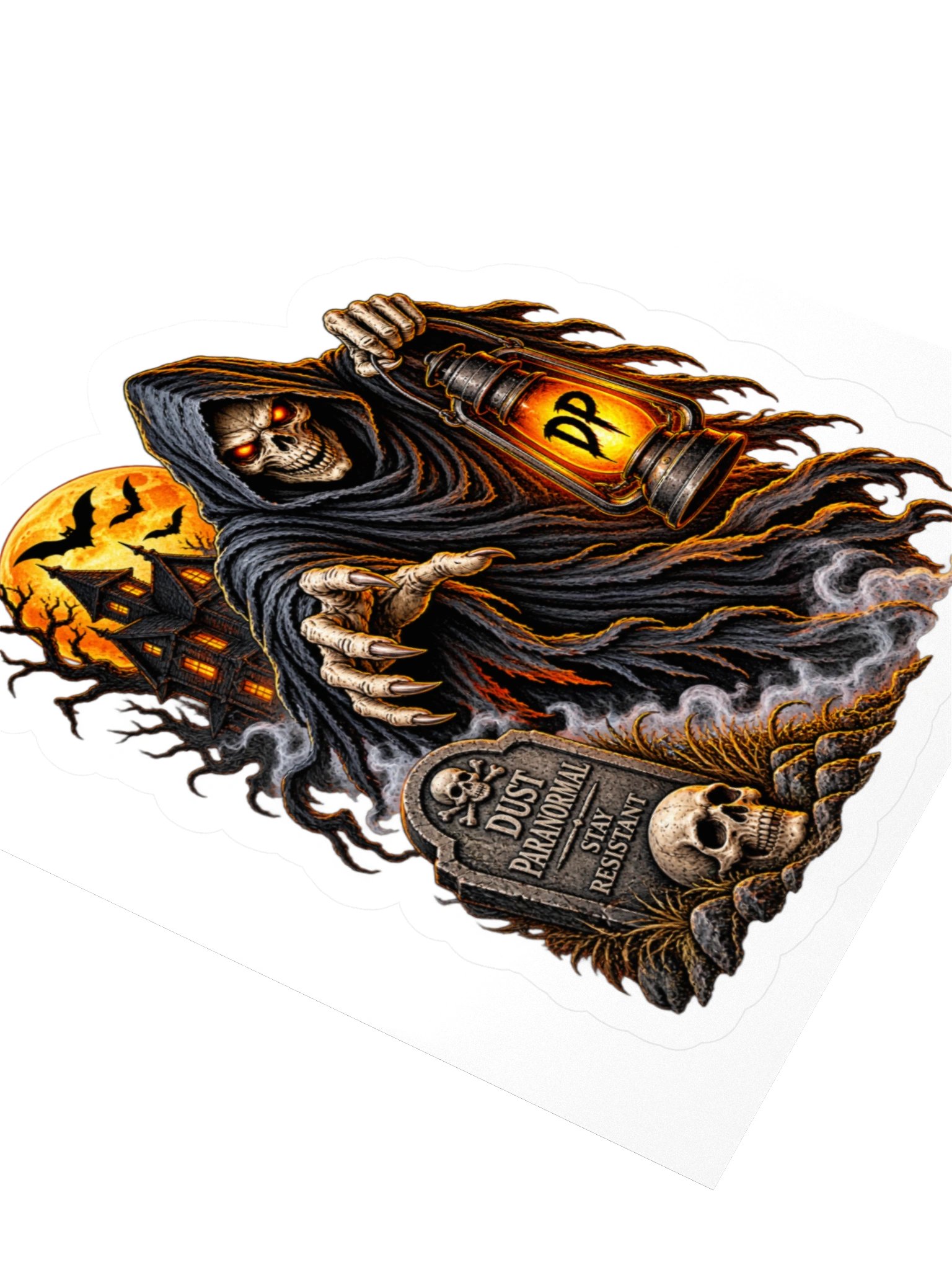 Reaper Halloween 3" x 3" sticker product image (3)