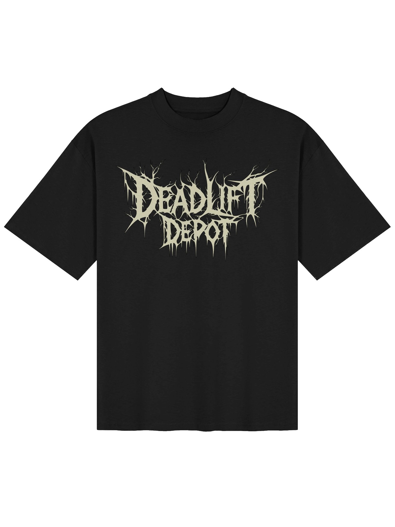 The Vanity Tee | Toxic Positivity | Oversized "Love Thyself" Heavyweight T-Shirt | Deadlift Depot product image (1)