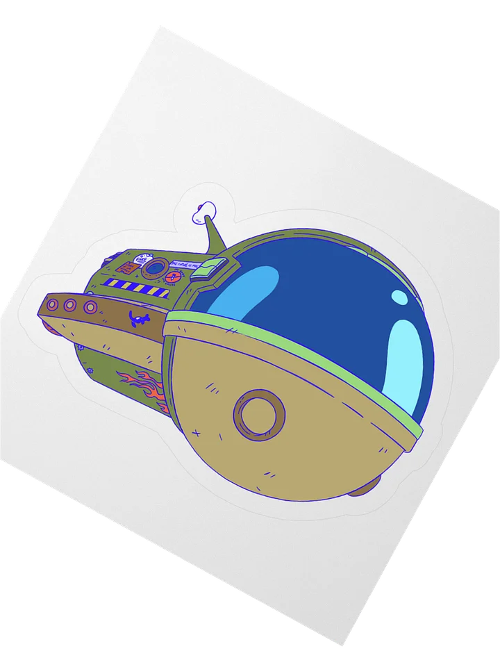 Problematic Spaceship Sticker product image (2)