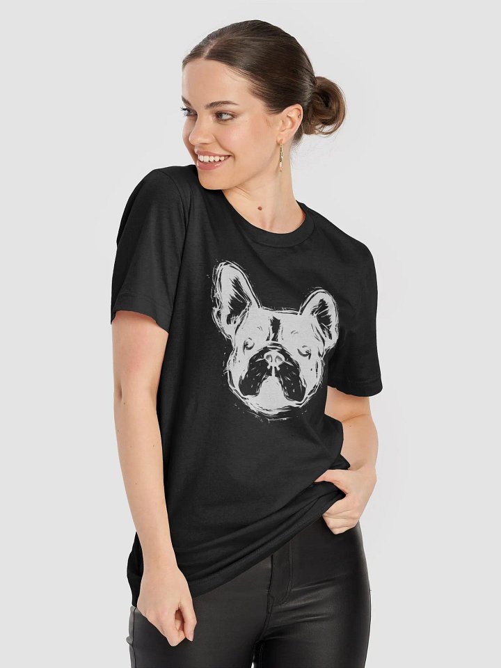 French Bulldog drawing in white product image (2)