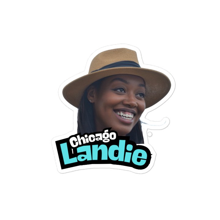 Chicago Landie Sticker - Green product image (2)