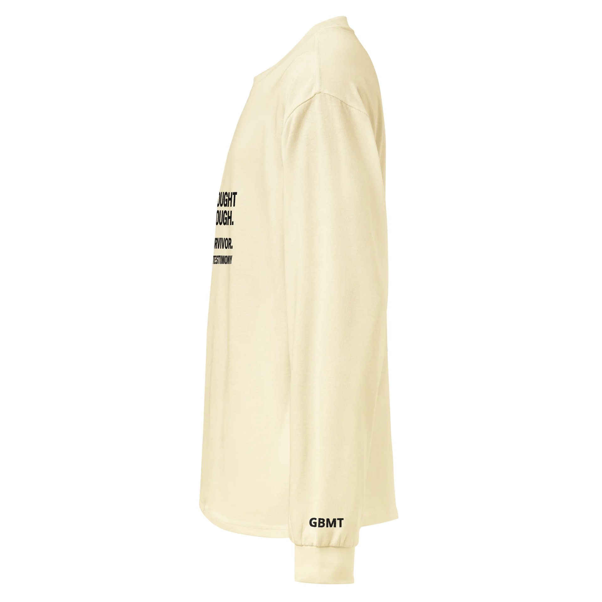 God Brought Me Through - A Real Survivor Long Sleeve I Wear Your Testimony Collection product image (9)