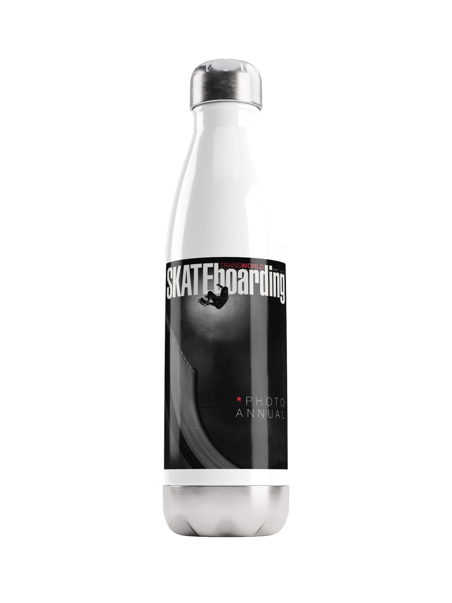 TransWorld SKATEboarding Photo Annual Water Bottle (White) product image (1)
