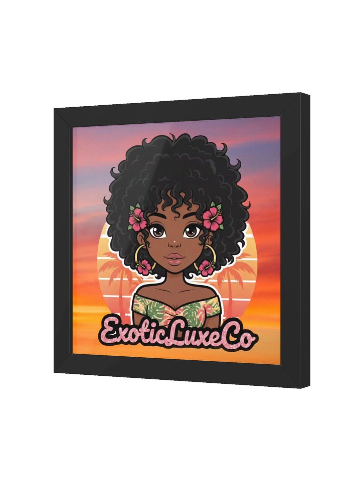 Exotic Luxe Gal Framed Poster product image (7)