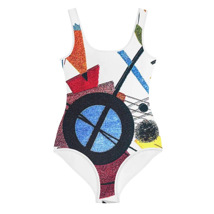 Abstract Lithographic Pattern Design Youth One Piece Swimsuit - V2 product image (1)