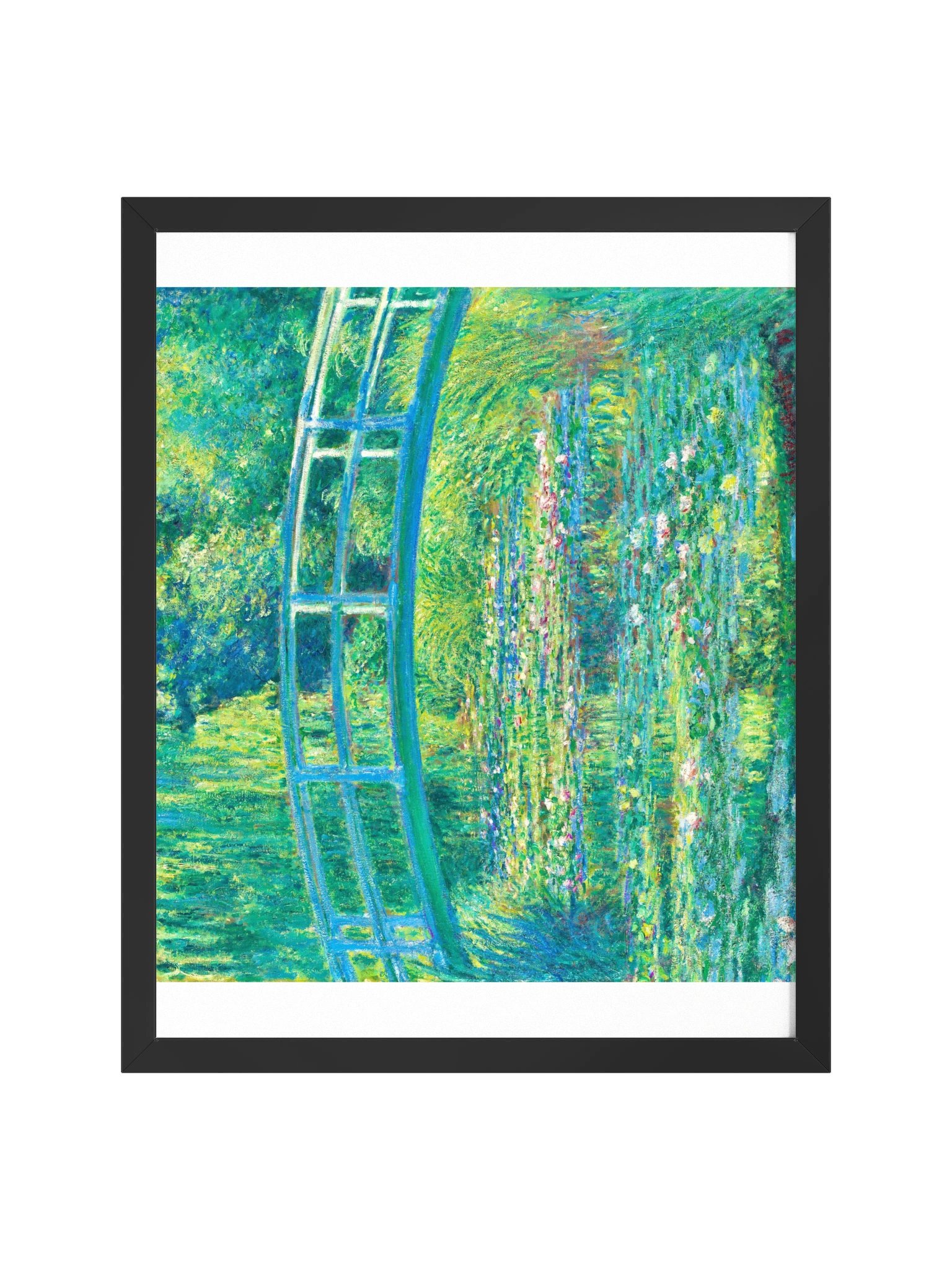 The Water-Lily Pond — Large Framed Matte Poster product image (5)