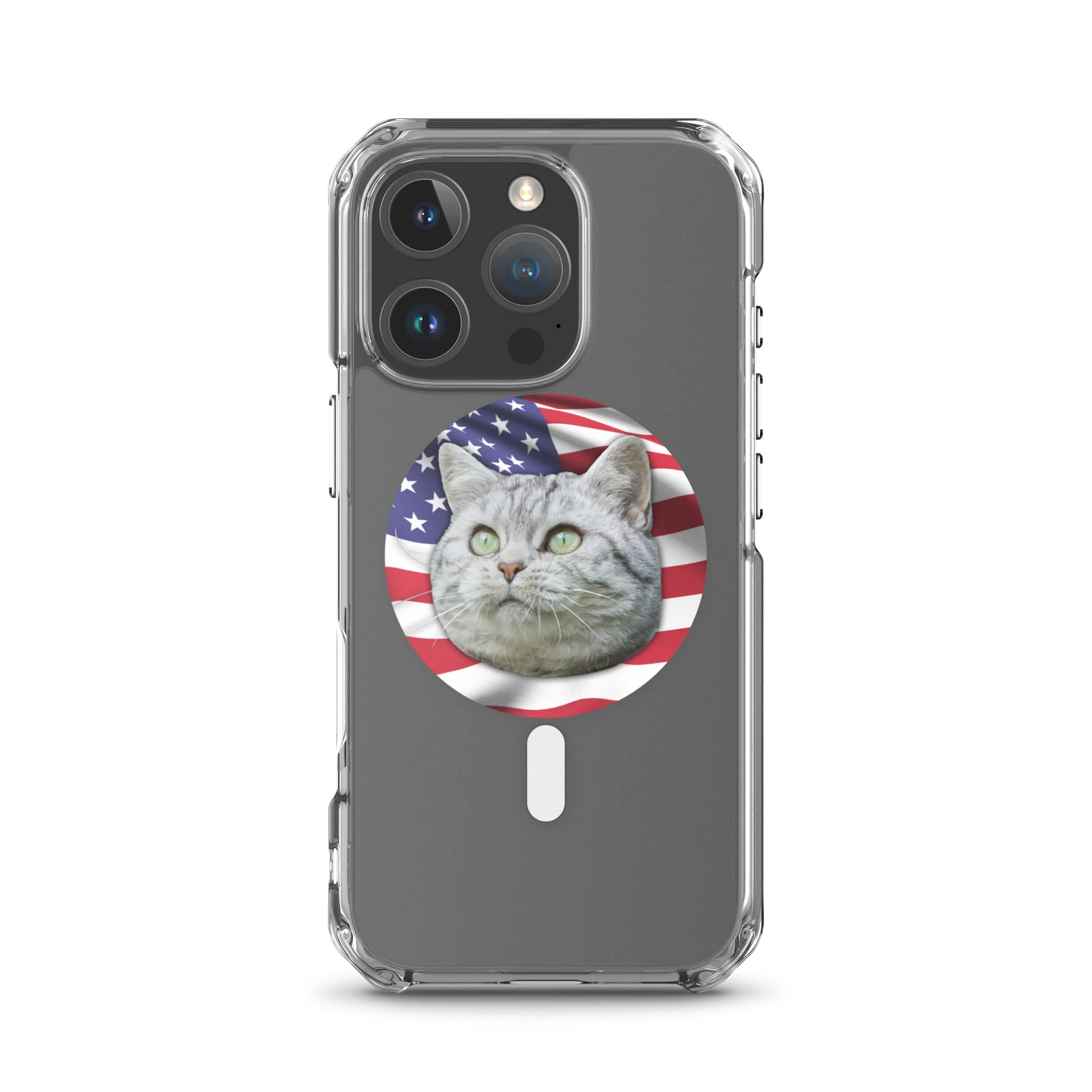 Patriotic Cat Logo for iPhone 16 Series product image (1)