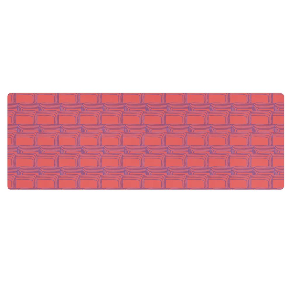Vibrant Abstract Line Yoga Mat product image (2)