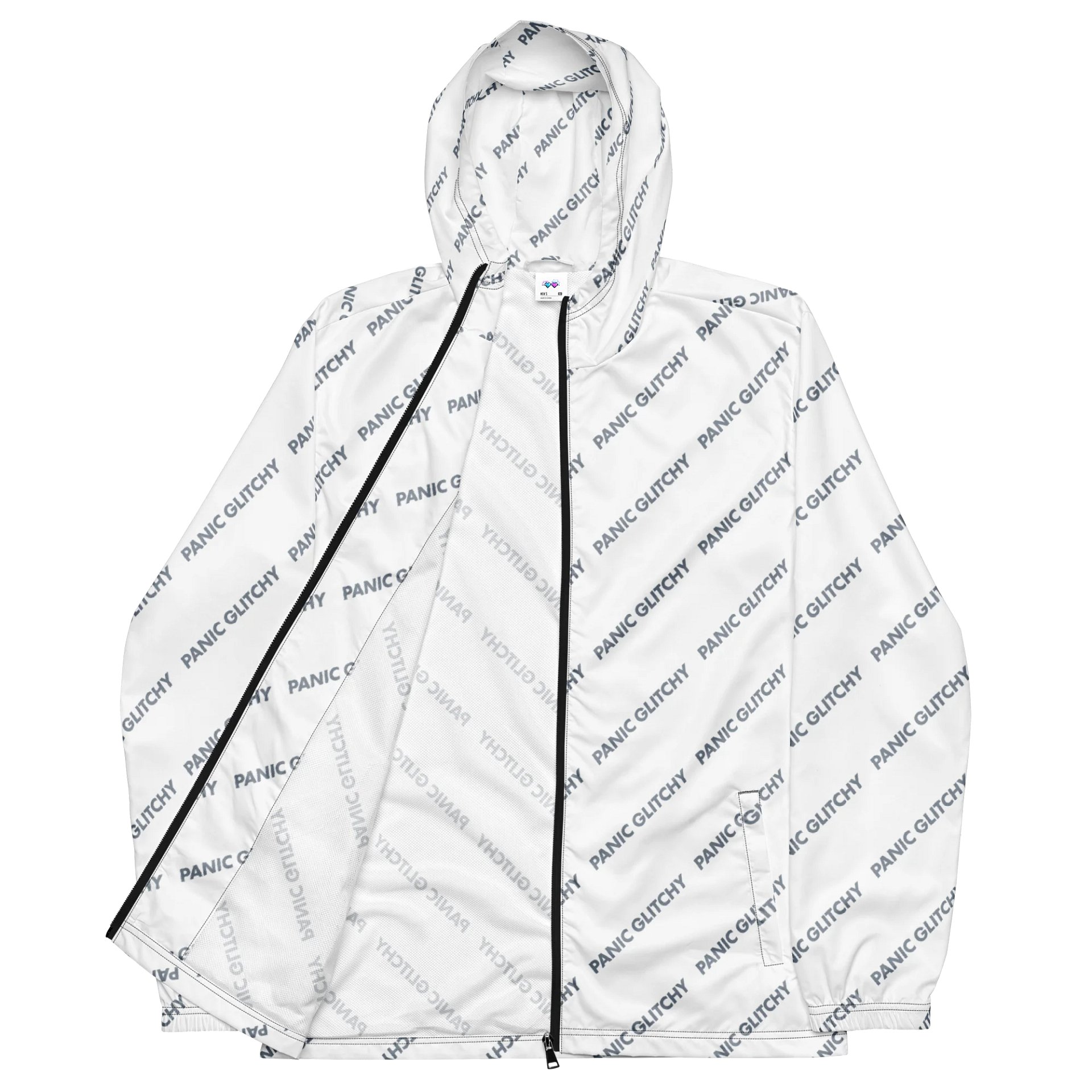 Just Panic/Just Glitchy windbreaker product image (1)