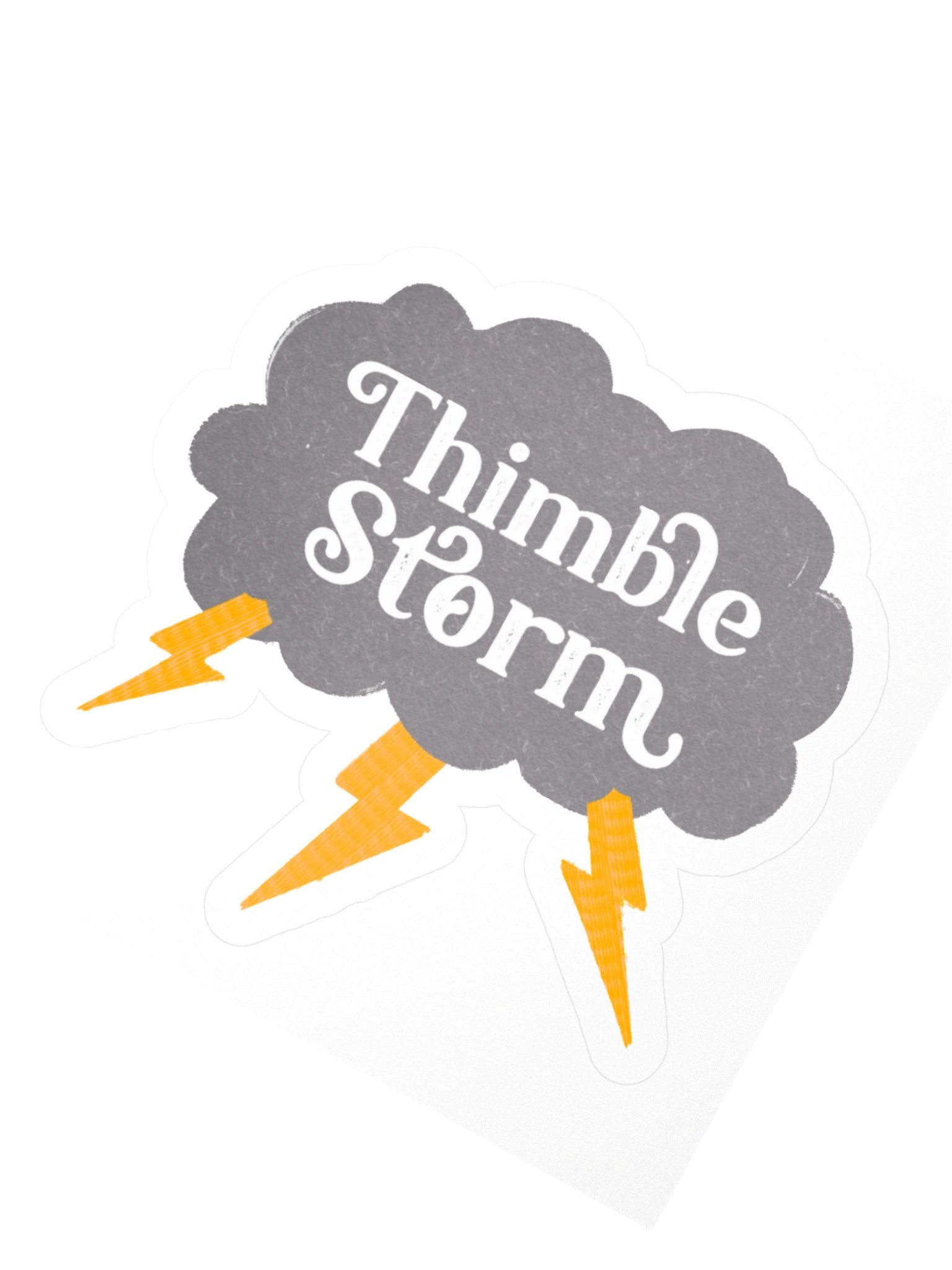 Thimble Storm Logo Sticker (Regular) product image (6)