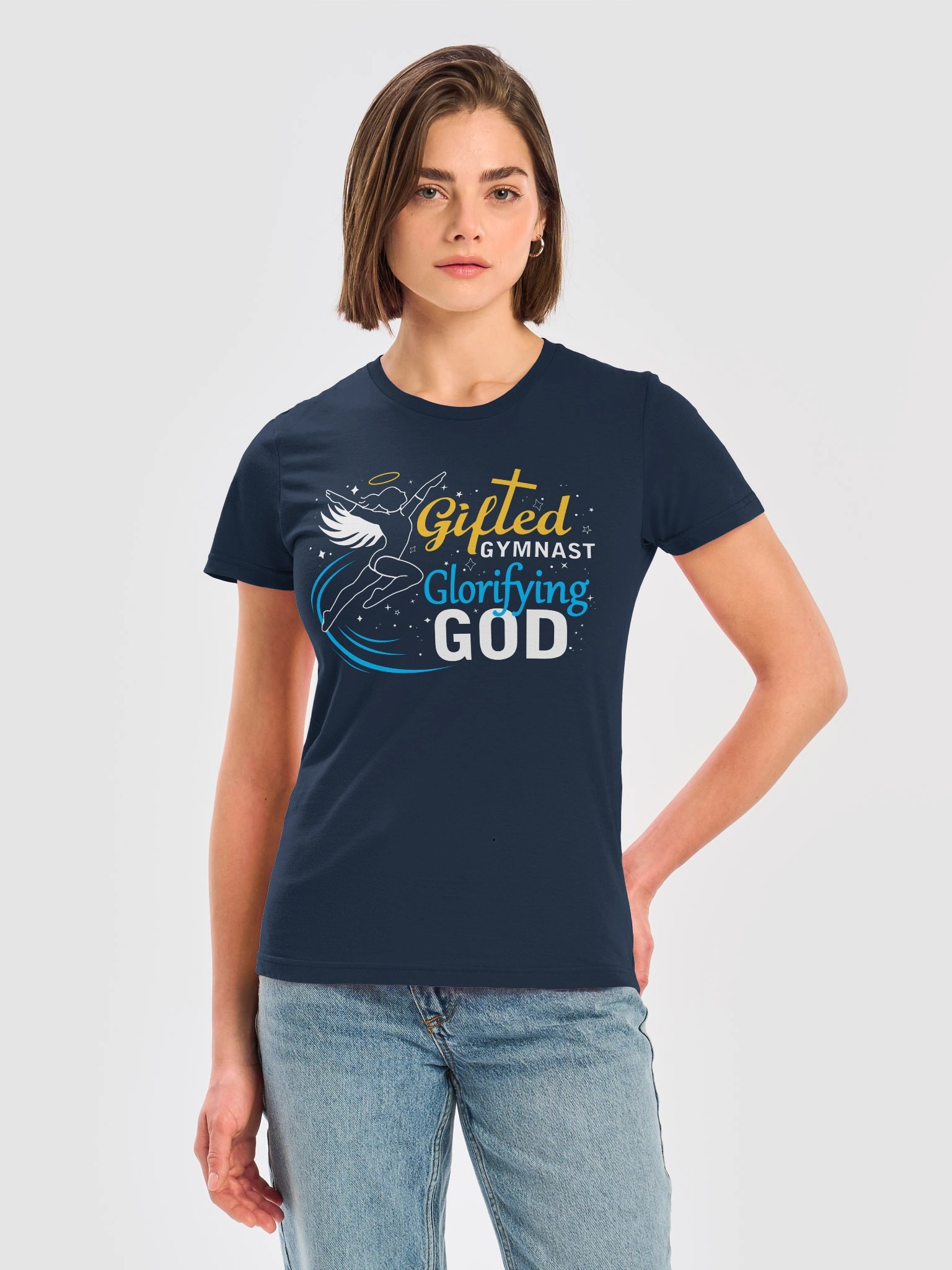 Gifted Gymnast Glorifying God Tee product image (11)