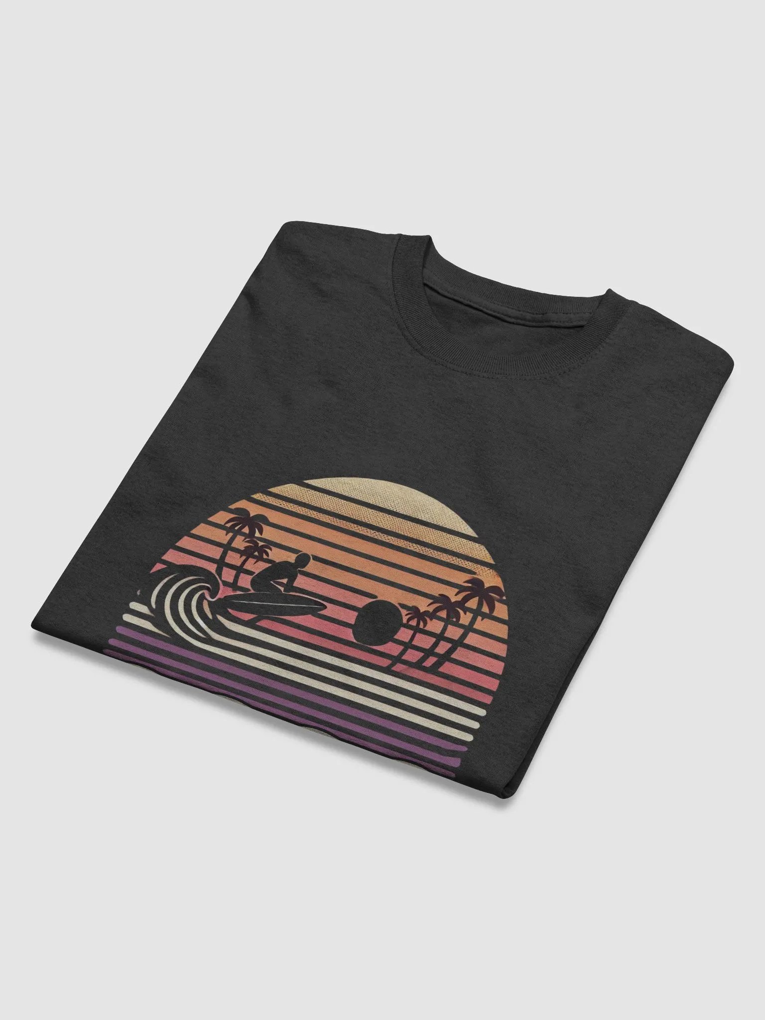 Retro Sunset Surfer T-Shirt product image (4)