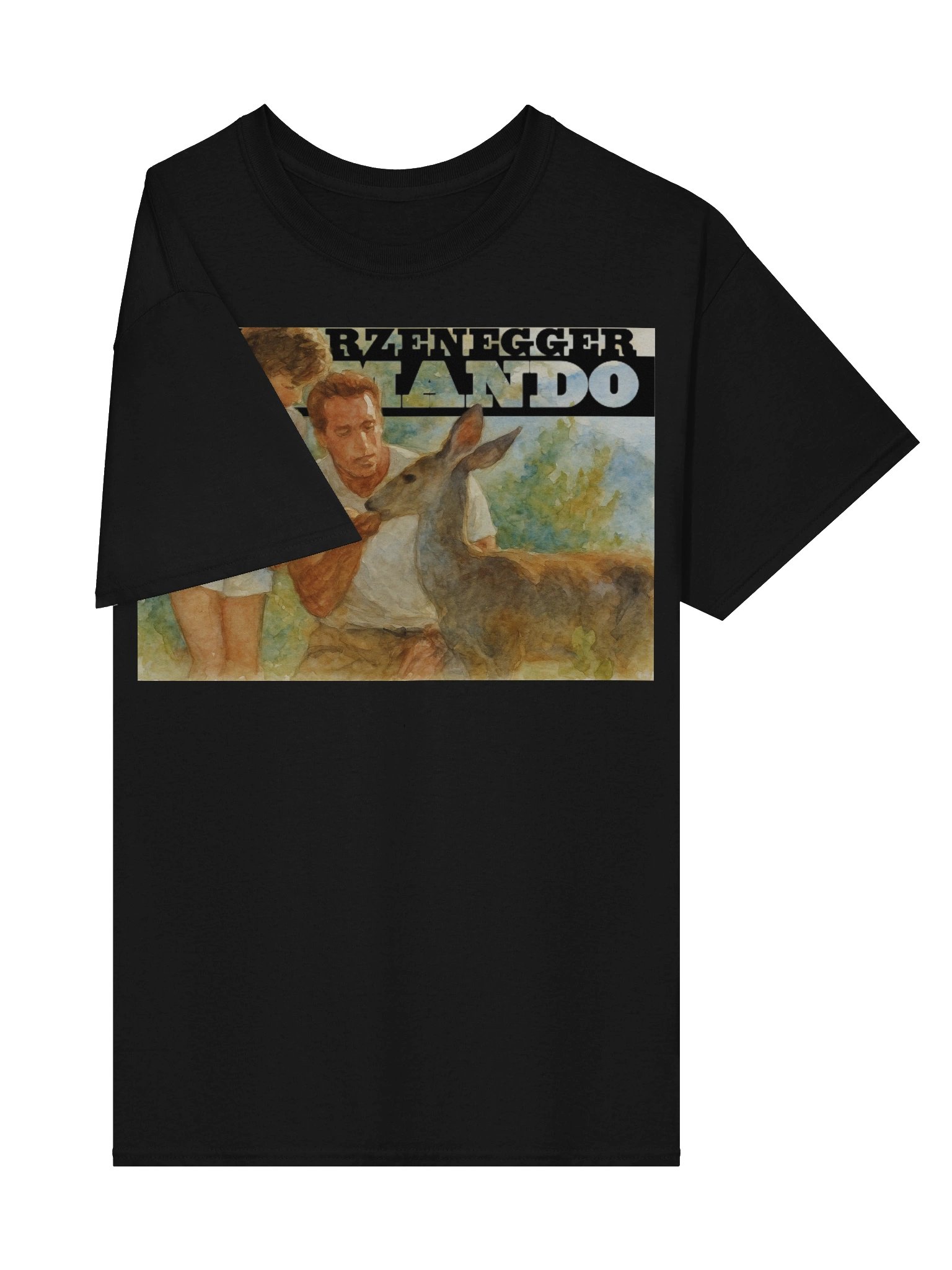 Commando inspired Feeding A Deer T-Shirt product image (37)