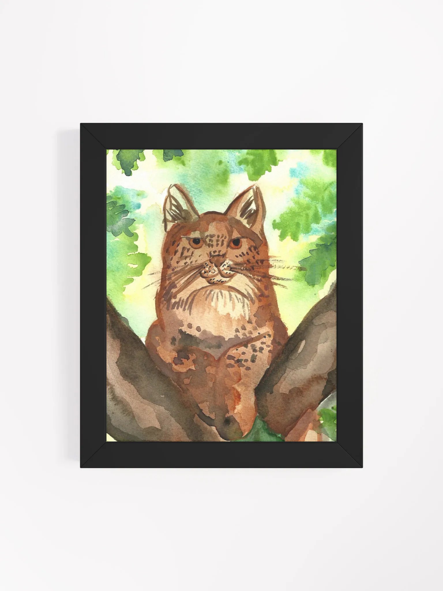 Lynx In A Tree Framed Print product image (10)