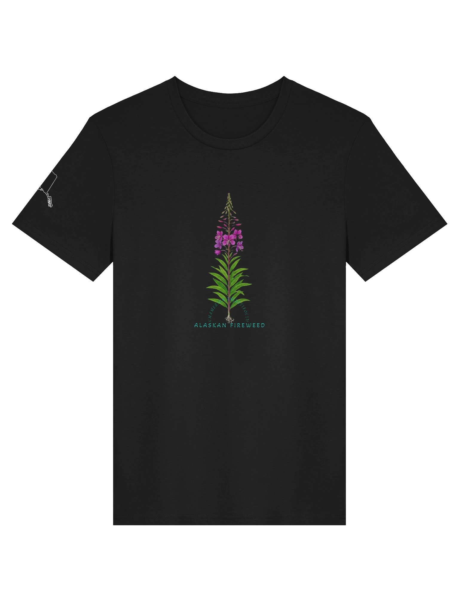 DELUXE "ALASKAN FIREWEED" ORGANIC COTTON TEE product image (1)