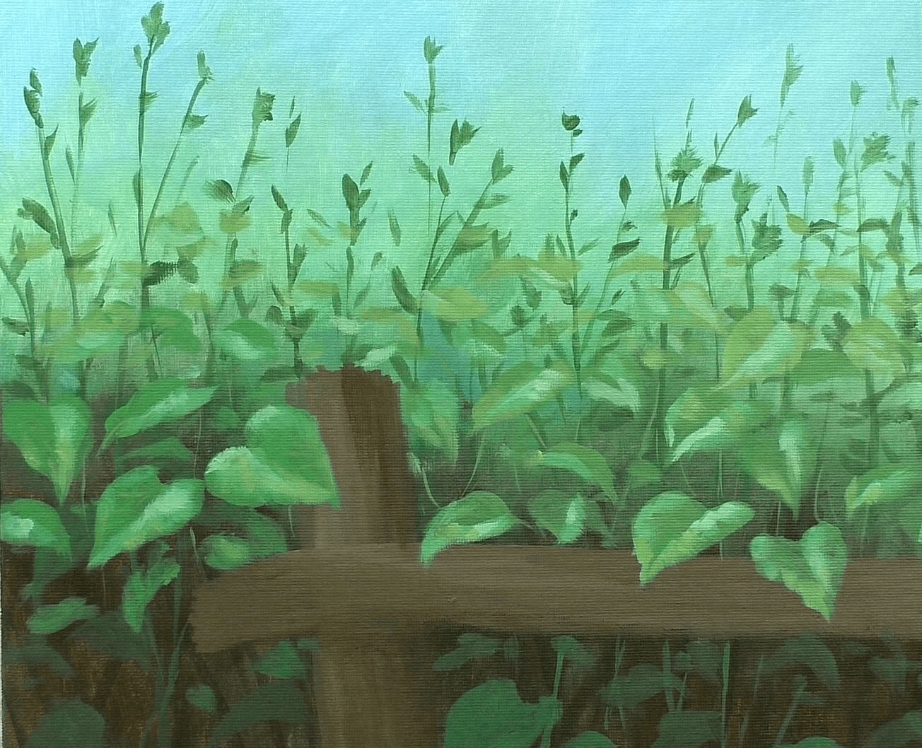 DOWNLOADABLE Acrylic Painting Tutorial - Sunflowers in the Fence product image (6)