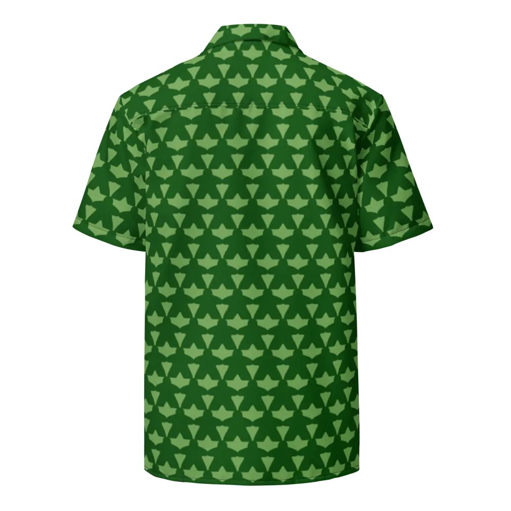 Meeple Hawaiian Shirt (Green) product image (1)