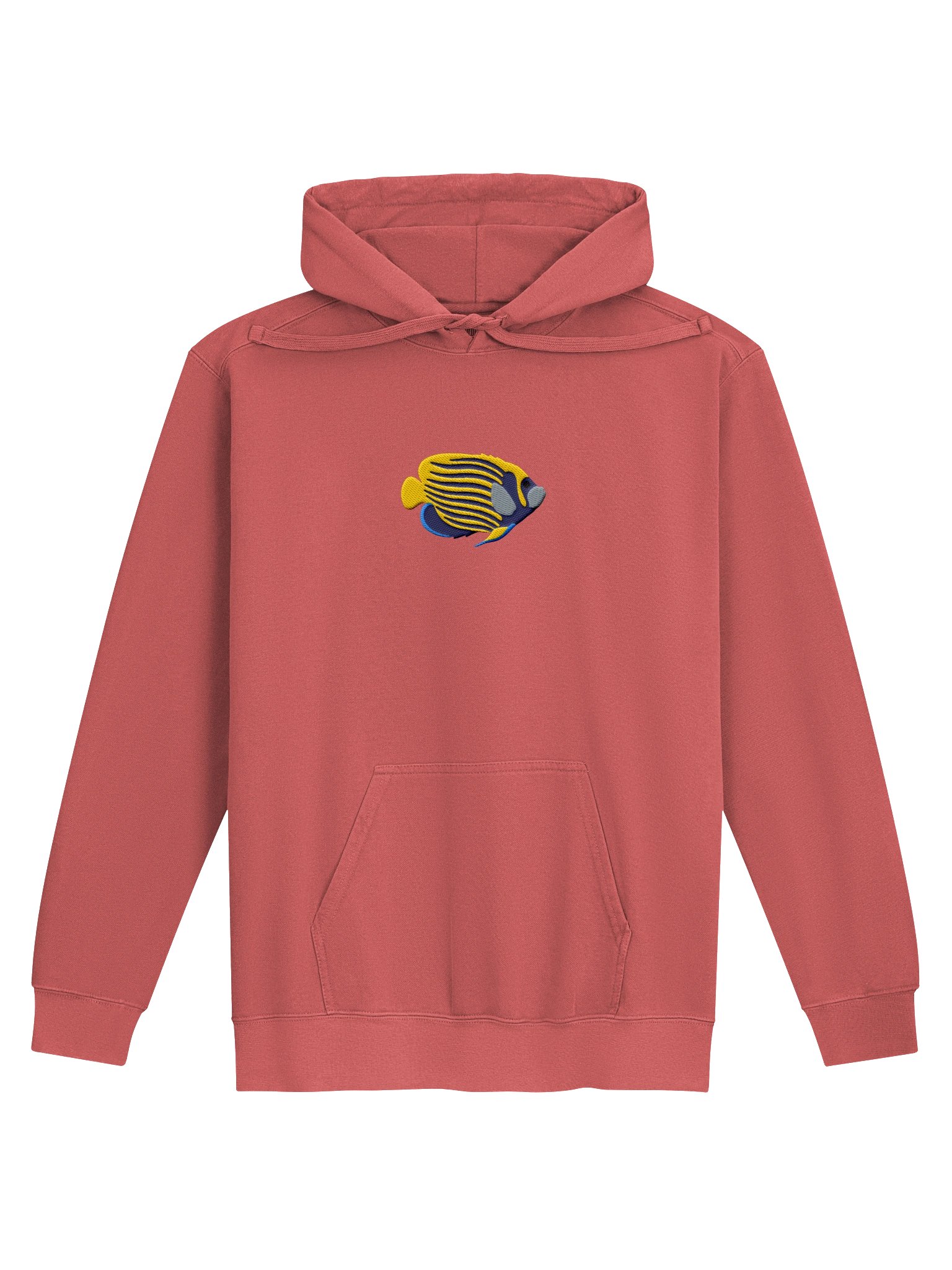 Emperor Angelfish Embroidered Hoodie | Saltwater Reef Aquarium Fish & Marine Life Apparel product image (13)